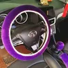 Steering Wheel Covers 3Pcs/Set Car Soft Plush Cover Handbrake Accessory Automotive Interior Case