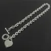 Design Man Women Fashion Necklace Pendant Chain Necklace S925 Sterling Silver Key Return to heart love brand Pendant Charm With Bo232w