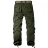 Pantaloni da uomo MultiPocket Cargo Militare Tattico Camouflage Jogging Sudore Casual Outdoor Alpinismo Large Size Asiatico 231204