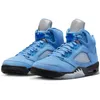 Jumpman 5 Basketball Shoes Georgetown 5S Midnight Navy Aqua Aqua Lucky Unc Concord Racer Blue Raging Bull Fire Red Saide Sail Jade Horizon Mens Sneakers