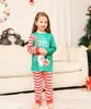 Família combinando roupas de natal roupa impressa mãe e filha pai filho usar pijamas conjunto bebê meninos meninas roupas de inverno 231204