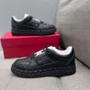 Italien varumärke freedots låga topp sneakers skor i kalvskinn läder tränare gummi stud skateboard promenader platta-forme komfort kör sport EU35-46