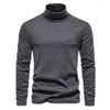 Men's T Shirts 2023 Winter Underlay Shirt Large Plush Clothes Warm High Collar Long Sleeve T-shirt