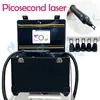 Pico laser tatuering avlägsnande q switch laser picosecond nd yag laser hud pigmentering borttagning fräknbehandling