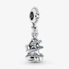 100 % 925 Sterling Silber, elegante Prinzessin, baumelnde Charms, passend für Original-europäische Charm-Armbänder, Mode, Frauen, Hochzeit, Verlobung, Jewe3366