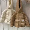 Daunenmantel Koreanische Baby Daunenjacke Kinder Baumwolle gefütterte Mantel Jungen Mädchen Kleidung Kind Winter Dünne und leichte Jungen Mädchen Oberbekleidung Q231205
