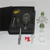 Mini kit nettare 14mm nettare Dab set di cannucce piattaforme petrolifere micro vetro NC tubo dell'acqua punte in titanio ciotole per erbe secche ZZ