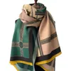 Winter Warm Kasjmier Sjaal Sjaal voor Vrouwen Ontwerp Halsdoek Pashmina Hoofd Sjaals Wrap Vro Poncho Echarpe Bandana GE002