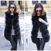 Women's Fur Faux Fur HJQJLJLS Winter Women Long Warm Faux Fox Fur Vest Woman Fluffy Artificial Fur Coat Female Fake Fur Sleeveless Jacket 231204