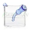 Beracky 4 stili Bong per acqua in vetro Tubi per acqua in vetro inebrianti Dab Rigs per fumare con colori diversi