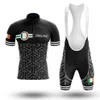 Neues 2022 Irland Schwarzes Radsport-Team-Trikot 19D-Polster Bike-Shorts-Set schnell trocknend Ropa Ciclismo Herren Pro BICYCLING Maillot Culotte wear2873