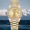 Heren diamanten horloge Designer horloge Luxe horloge Dames Klassiek horloge Datum Modieus horloge 36MM 41MM Automatisch horloge 904L roestvrij staal Saffier Waterdicht AAA Watch-R