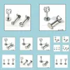 Boucles d'oreilles pour femmes, barres de perçage, bijou d'oreille, Cartilage, livraison directe, bijoux, boucles d'oreilles Dh3My