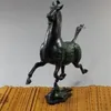 Exquisite Old Chinese bronze statue horse fly swallow Figures Healing Medicine Decoration 100% Brass Bronze303D