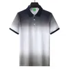 Hoge Kwaliteit Lente Luxe Mannen T-Shirt Designer Polo T-shirts High Street Borduren Kleding Mannen Merk Poloshirt hhju