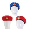 Boinas Sombrero militar vintage para niños Fiesta de Navidad