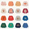 Clothing Sets Tc 2023 Autumn Winter Children Fleeced Sweatshirt Lovely Cartoon Print Kids Boys Girls Sweaters Fashion Toddler Baby Clothes 231205