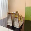 Borsa a tracolla con catena PADLOCK firmata GM MM Borsa shopping da donna di alta qualità Borsa a doppia lettera con tracolla regolabile Borsa sotto le ascelle Borsa a tracolla singola TOTE