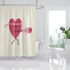 Shower Curtains Waterproof fabric shower curtain Bathroom accessories 180x200 Bath for 240 200 cartoon cute decor 240x200 231205