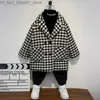 Abrigo de abajo Chaquetas para niños para niños Ropa de invierno y otoño Ropa de abrigo de moda 2-12Y Chaquetas cortavientos Outwears para bebés Q231205