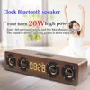 Computer Sers Retro in legno Bluetooth Ser 4 Sound Bar TV Echo Sistema Home Theater da parete HIFI Qualità Soundbox per PCTV 231204