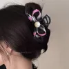 Różowy stopniowy klip do włosów tylna łyżka łyżka do włosów shark zaawansowane odczucia dziewczyny metalowy metalowe akcesoria do włosów ll