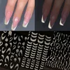 Klistermärken dekaler franska reflekterande glitter nagel mousserande laser för naglar randlinje diamanter överfördekor manikyr 231204