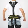 Imbracature da arrampicata Cintura di sicurezza per metà corpo regolabile per il soccorso antincendio sugli alberi rocciosi Allenamento espandibile Discesa in corda doppia 231204