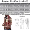 Men's Hoodies Man Sweatshirts Gradient Plaid Winter Fleece Fur Pullover Men Long Sleeve Buttons Jumper Warm Outerwear Sweatshirt Jacket