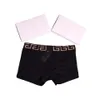 Designer maschile underpants pugile maschile biancheria bianche da uomo marchi sexy classici pugile pugile pugili casual cortometri morbidi mutande traspirabili m-2xl 3 pezzi/scatola