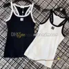 Canottiere sportive da donna Top con scollo a U in maglia Canottiere da palestra traspiranti per esterni Gilet fitness ad asciugatura rapida