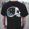 Stussys Camisetas Homens Hellstar Top Quality 100% Algodão Homens T-shirt Camiseta Gráfico Tees Mulheres Oversize Tee Skin Street Skull Demon 24 1ijs