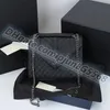 Oryginalny skórzany łańcuch koperty torby na ramię modne torebki torebki sprzęgła Tuxury projektant Cowhide Cross Body torebki Presbyopic Card206s