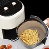 Formy do pieczenia 123pcs wielokrotne użycie powietrza Frytarowa silikonowa garnek piekarnik Piekarnik Taca Airfryer Silikonowy Kosz Pizza Smażona mata z grilla z kurczaka do kuchni 231205