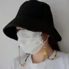 Anhänger Halsketten Bunte Perlen Cartoon Lächeln Maske Kette Halskette Für Frauen Mädchen Multifunktions Anti-verloren Strap Lanyard Halter Jew254D