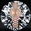 Relógio de diamante relógio de luxo relógio clássico feminino relógio de moda 36mm 31mm 28mm relógio automático 904 relógio de aço inoxidável safira à prova d'água relógio aaa