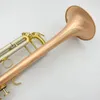 Strumento musicale tromba di fascia alta modello di marca americana, il bronzo fosforoso spazzolato amplifica la qualità del suono e la tromba spessa
