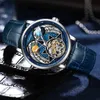 Новинка 2023 года, популярные мужские персонализированные часы серии «Звездное небо», водонепроницаемая стальная пластина, полностью автоматические механические часы