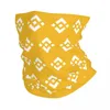 スカーフCrypto Coin Bnb Cryptocurrency Bandana Neck Gaiter Printed Binance Rap Scarf Multi-Use Face Mask Riding Unisex Adult Windproof