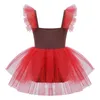 Robes de fille Enfants Filles Robe De Noël Costume De Vacances Costume De Pain D'épice Robe Sans Manches Cami Robe Bowknot Rayé Tutu Robe Body 231204