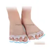 フットトリートメント卸売小売ケアツールTOE HALLUX VALGUS CORFEROR GEL SILE BUNION PROTECTOR STRATEERNER SPREATENERスプレッダードロップデリバリーDHFBD