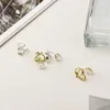 Boucles d'oreilles à dos irrégulier, Clips d'oreille en forme de cœur pour femmes et filles, simples, sans perçage, en Silicone, voyage quotidien, mode, bijoux cadeau de fête