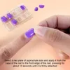 Adesivi Decalcomanie Kit per unghie per bambini Giocattoli staccabili a base d'acqua 2 pezzi di smalto UV 3 bottiglie 1 confezione glitter 231216