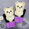 Kinder-Fingerhandschuhe, Tier, Katze, Hund, Panda, Husky, Einhorn, Fuchs, Eltern-Kind-Fäustlinge, Winter, dick, warm, Prinzessinnen-Fäustlinge, Vollfinger-Handschuhe für Kinder und Mädchen, 231204