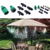 10m 10pcs Sprinkler Giardino esterno Nebulizzazione Sistema di raffreddamento Nebbia Ugello Sprinkler Kit acqua System2373