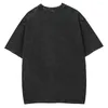 T-shirts pour hommes Harajuku Punk T-shirt en coton Vintage The Last Of Us Game Pattern DTG imprimé col rond lavé haut à manches courtes