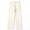 Kvinnors jeans guuzyuviz brett ben för kvinnor med lös passform hög midja klassisk drapering och avslappnad känsla beige svartblå vit