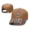 Chapeau B Hat Baseball Cap Street British British Hat Striped Brown KaKi classique masque femme Fashion Universel Trendy Hat Sport Bus2