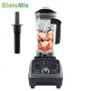 BioloMix 3HP 2200W Heavy Duty di grado commerciale frullatore con timer spremiagrumi frutta robot da cucina frullati di ghiaccio BPA vaso da 2 litri H1103263t