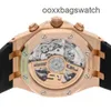 Classic Mens Watches Quartz Movement Watch Chrono Auto Gold Mens Date 26240OR.OO.D002CR.01 WN-QLEB